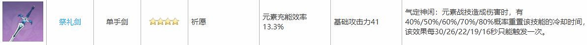 《原神》班尼特用什麽武器好？班尼特武器選擇攻略