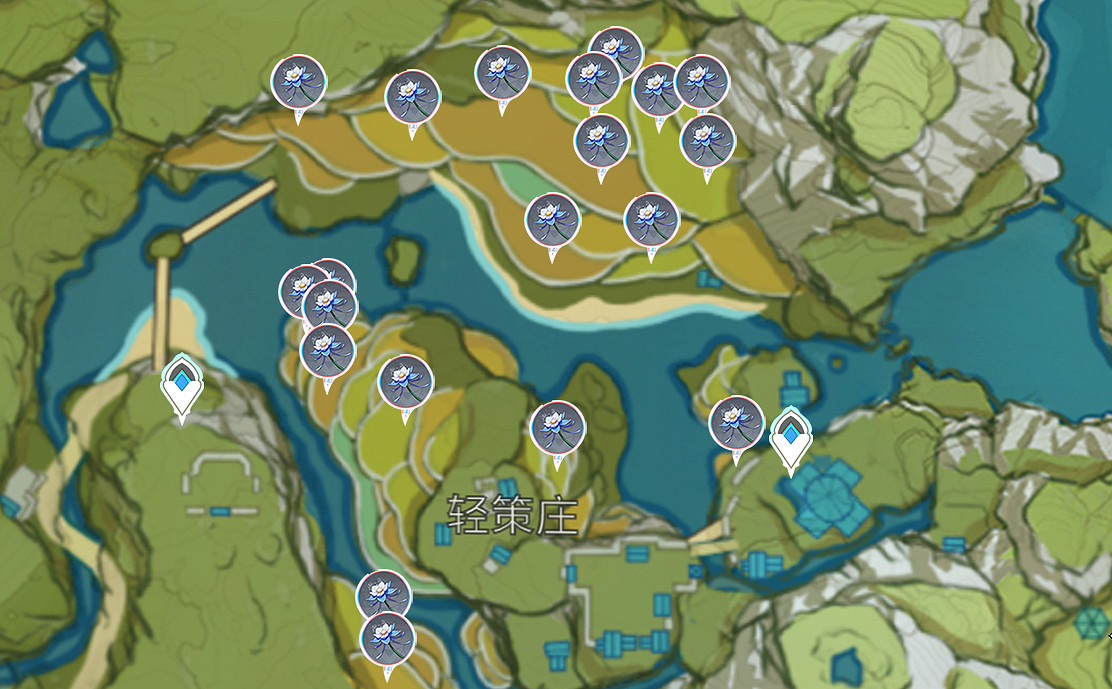 《原神》琉璃百合在哪 琉璃百合採集點一覽