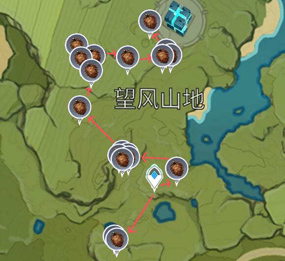 《原神》鬆果在哪裡採集？鬆果分布圖一覽