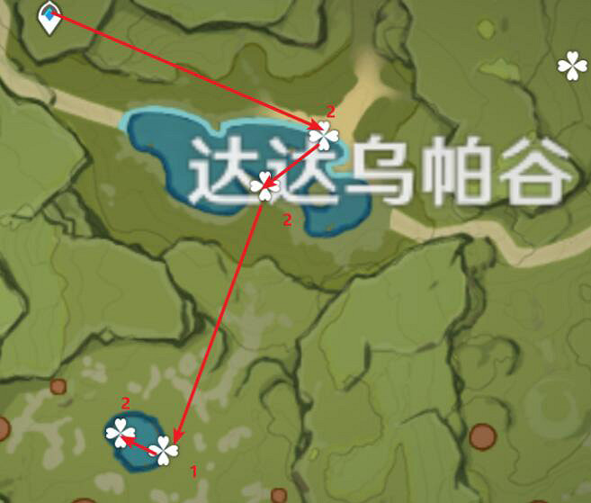 《原神》嘟嘟蓮在哪採集？嘟嘟蓮分布圖分享