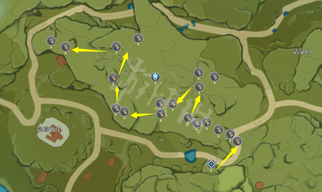 《原神》樺木在哪 樺木採集路線一覽