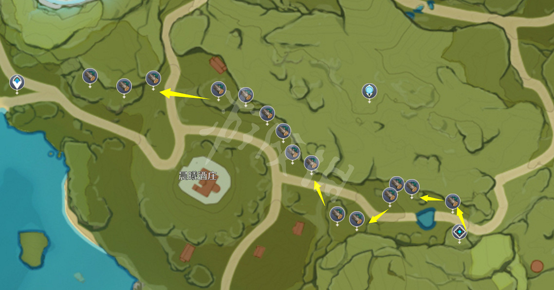 《原神》杉木在哪裡 1.5版本砍杉木位置一覽