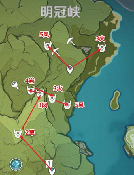 《原神》史萊姆清哪裡刷？史萊姆路線圖分享