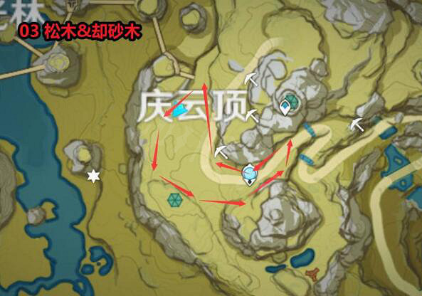 《原神》木材在哪裡 全部木材分布及收集路線一覽