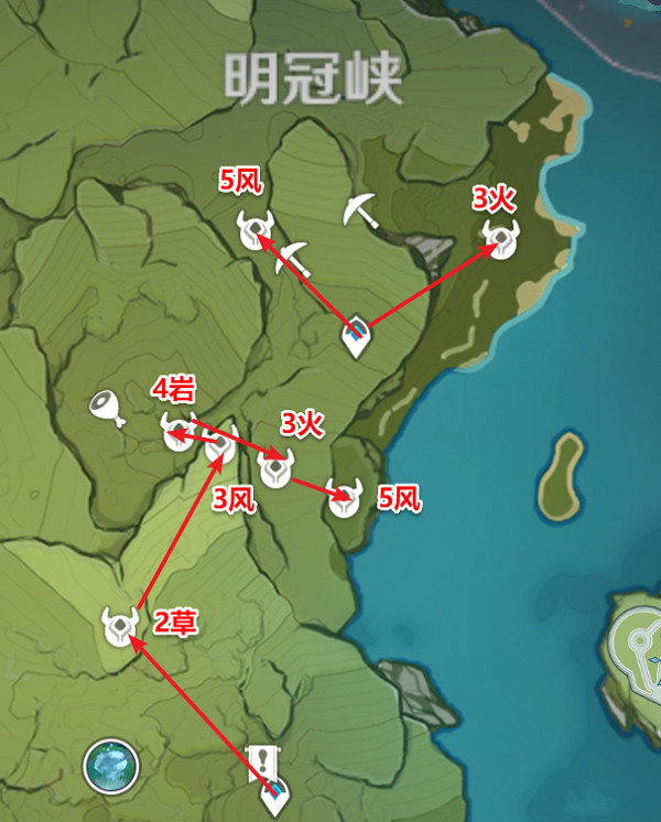 《原神》蒙德史萊姆在哪 蒙德史萊姆速刷路線分享 《原神》蒙德史萊姆在哪 蒙德史萊姆速刷路線分享