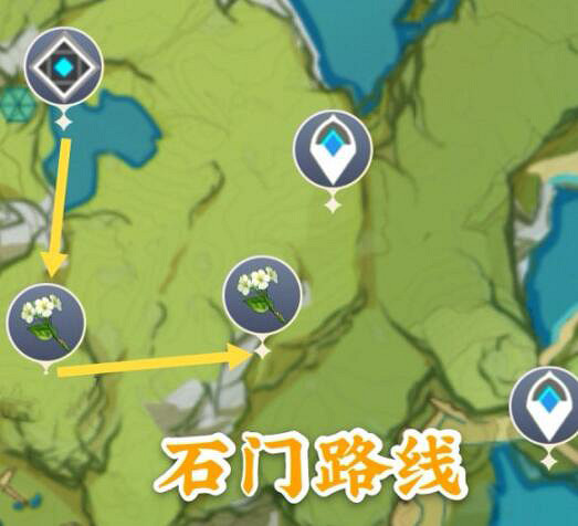 《原神》清心在哪裡採集？清心採集路線圖分享