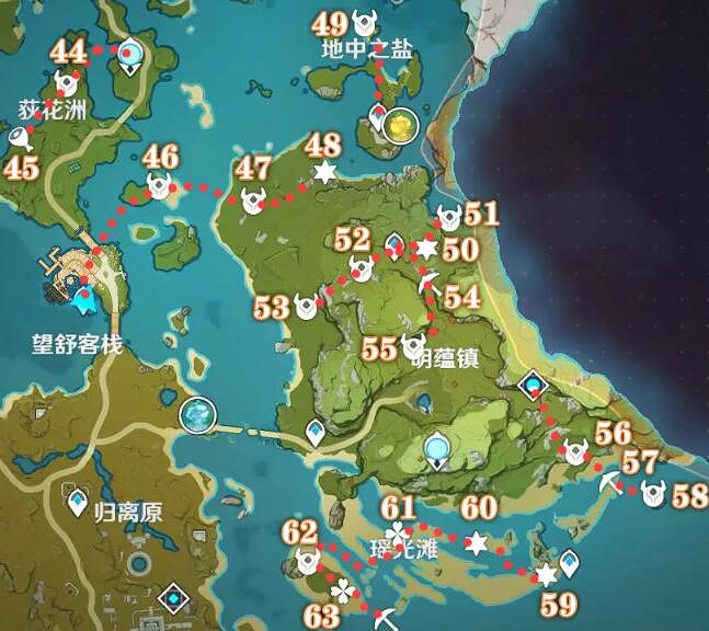 《原神》精英怪刷新路線怎麽樣的?精英怪路線圖分享 《原神》精英怪刷新路線怎麽樣的?精英怪路線圖分享