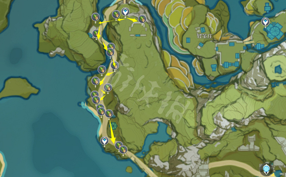 《原神》竹節在哪 竹節採集路線一覽 《原神》竹節在哪 竹節採集路線一覽