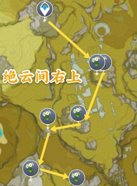 《原神》清心在哪裡採集？清心採集路線圖分享