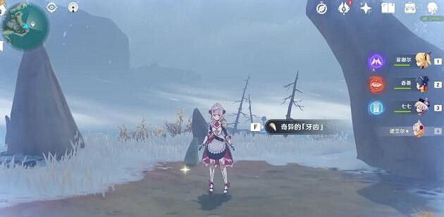 《原神》奇異的牙齒四個位置在哪？奇異的牙齒刷新位置分享