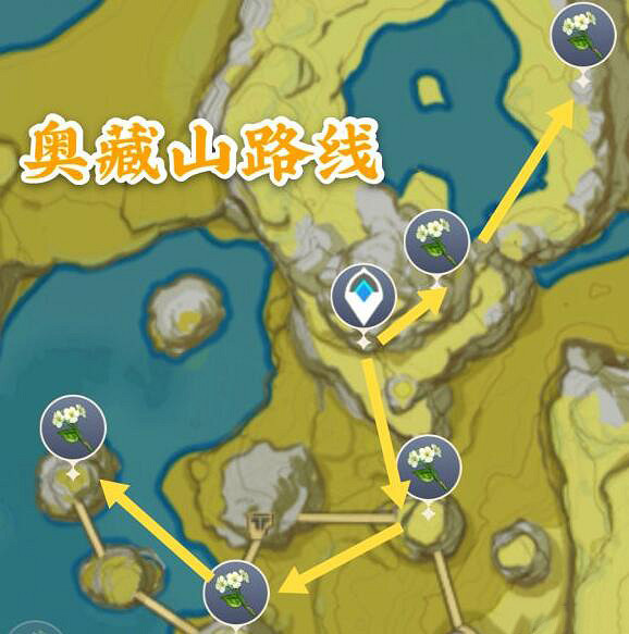《原神》清心在哪裡採集？清心採集路線圖分享