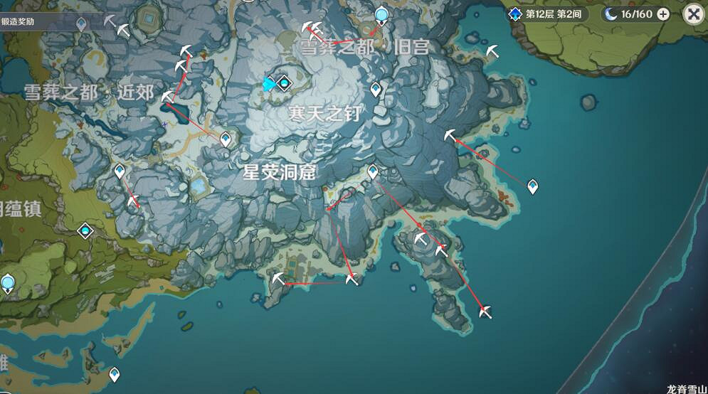 《原神》星銀礦石位置在哪？星銀礦石採集路線分享