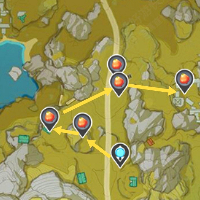 《原神》日落果哪裡最多 日落果採集路線分享 《原神》日落果哪裡最多 日落果採集路線分享