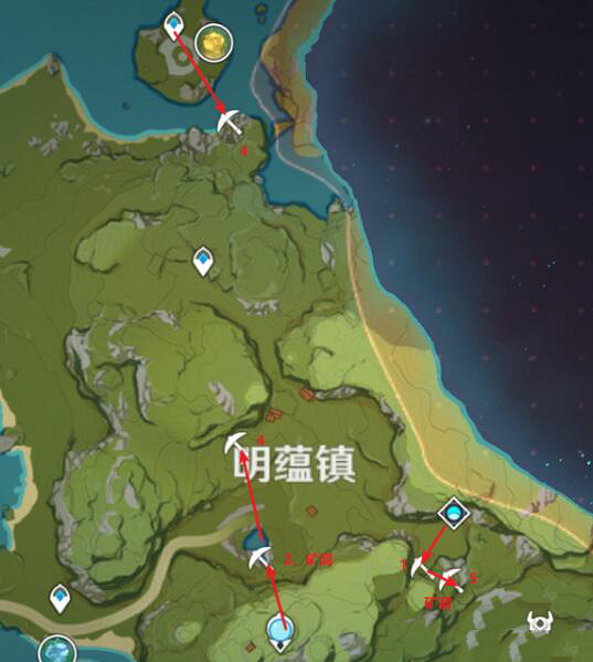 《原神》夜泊石怎麽採集?夜泊石分布圖分享 《原神》夜泊石怎麽採集?夜泊石分布圖分享