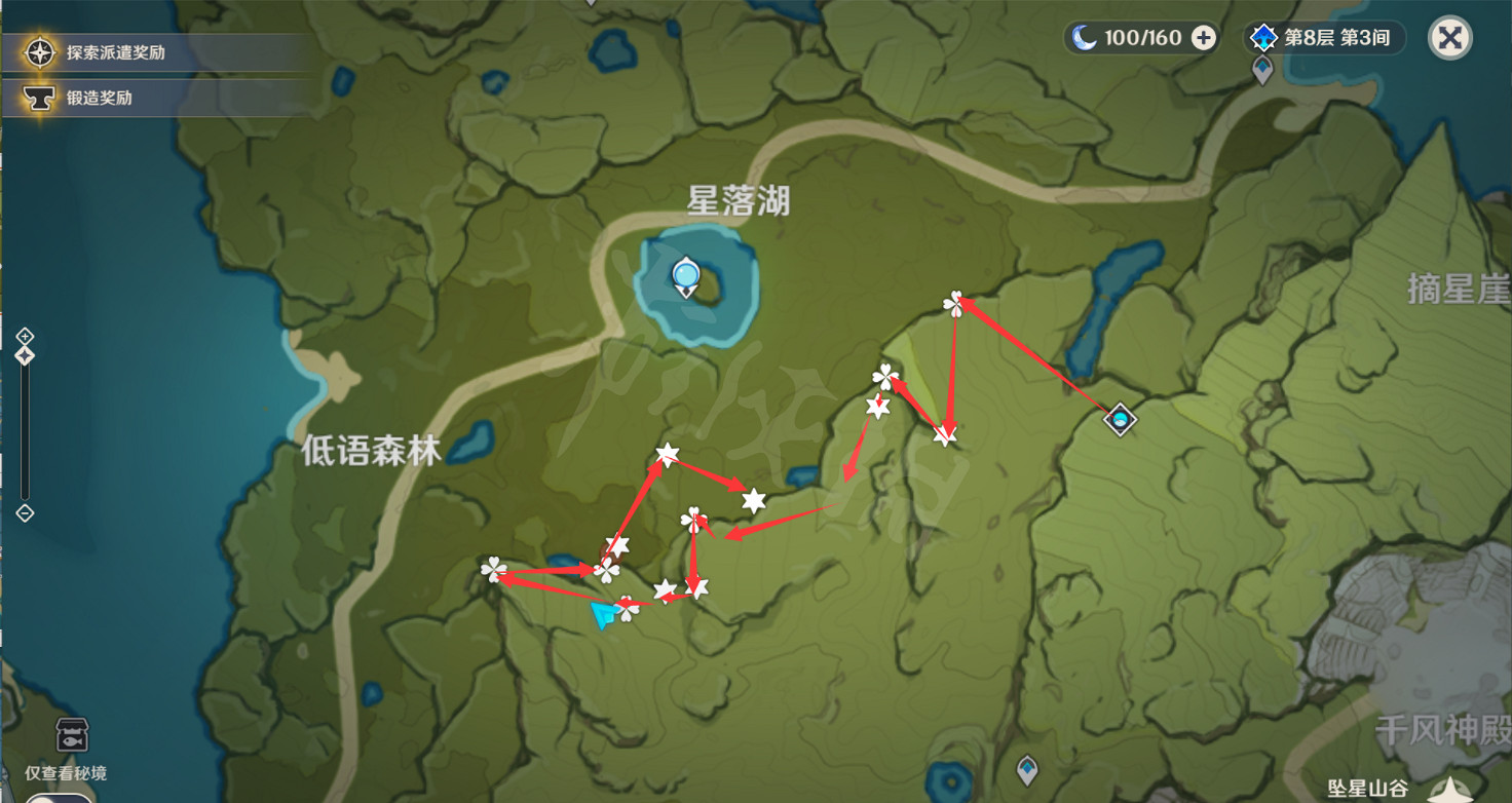 《原神》逐月節星落湖月符寶箱在哪?逐月節星落湖月符寶箱收集路線 《原神》逐月節星落湖月符寶箱在哪?逐月節星落湖月符寶箱收集路線