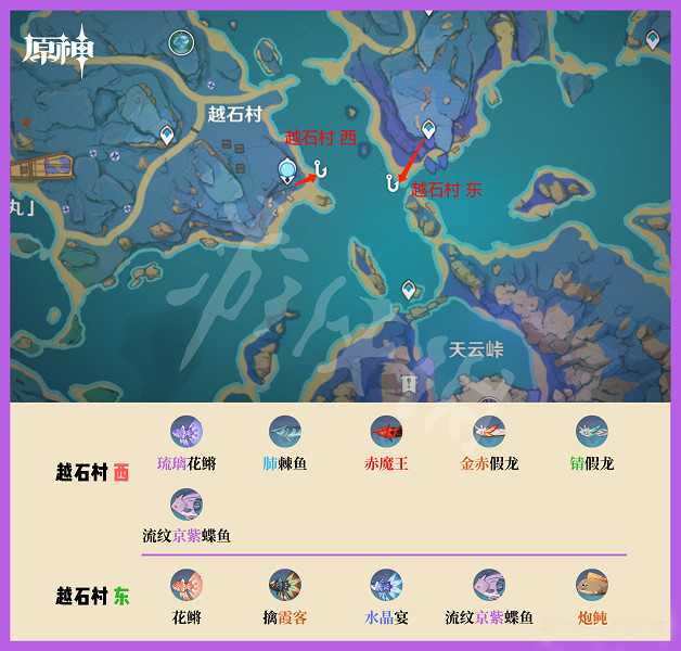 《原神》釣魚點稻妻在哪?稻妻釣魚點位置分享 《原神》釣魚點稻妻在哪?稻妻釣魚點位置分享