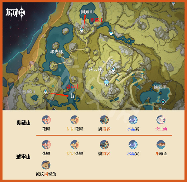 《原神》釣魚點璃月在哪?璃月釣魚點位置一覽 《原神》釣魚點璃月在哪?璃月釣魚點位置一覽