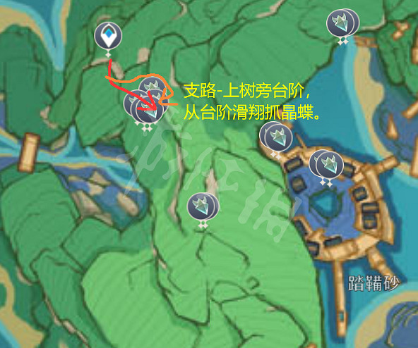《原神》晶蝶在哪抓？晶蝶捕捉路線推薦