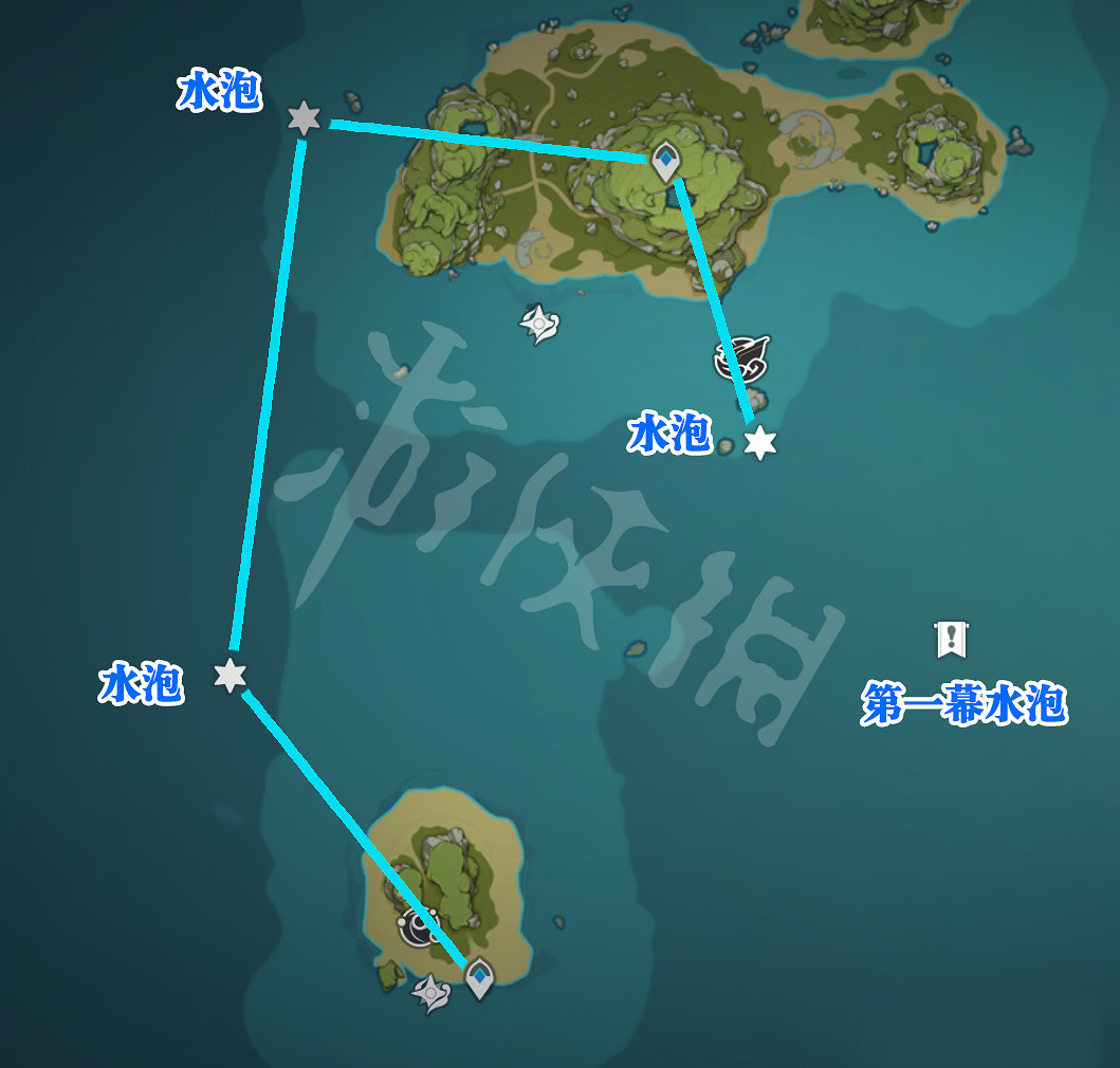 《原神》海島水泡在哪?海島水泡解密位置分享 《原神》海島水泡在哪?海島水泡解密位置分享