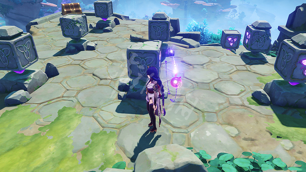 《原神》海祗島九宮格解謎第三個怎麽玩？海祗島九宮格寶箱第三天玩法