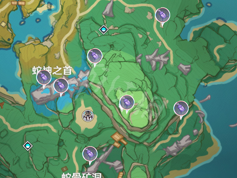 《原神》鬼兜蟲在哪抓？鬼兜蟲採集位置分享