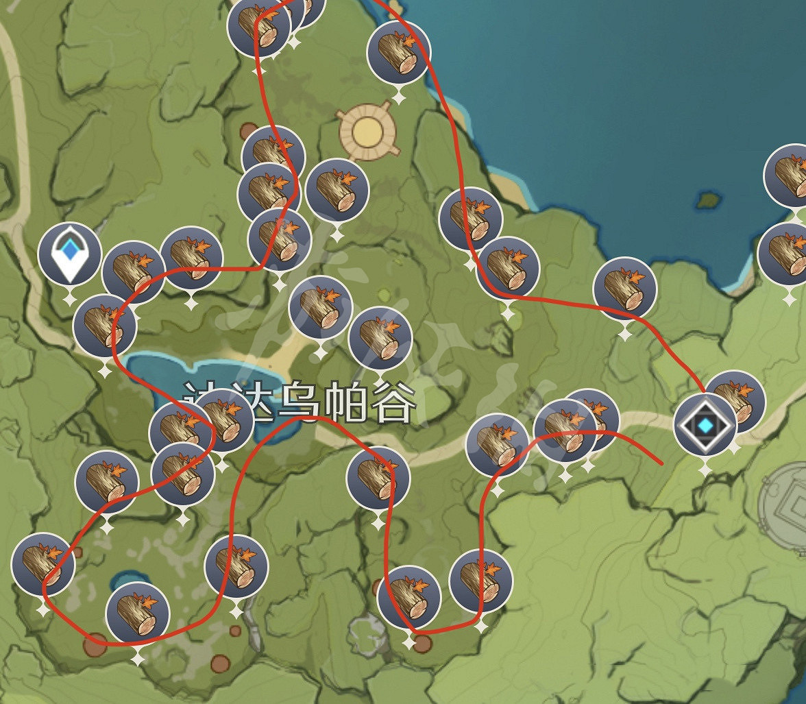 《原神》木頭在哪砍？木材砍伐路線推薦