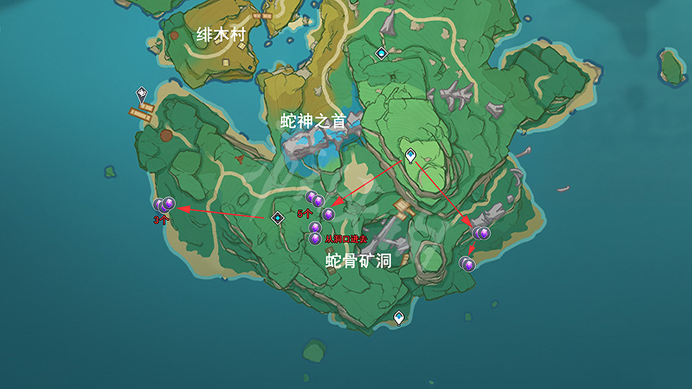 《原神》紫晶塊位置在哪？紫晶塊採集路線推薦