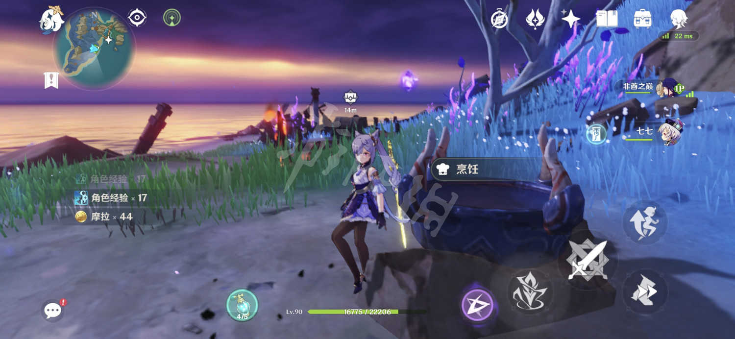 《原神》清籟島右下角華麗寶箱怎麽拿？清籟島右下角華麗寶箱拿法分享