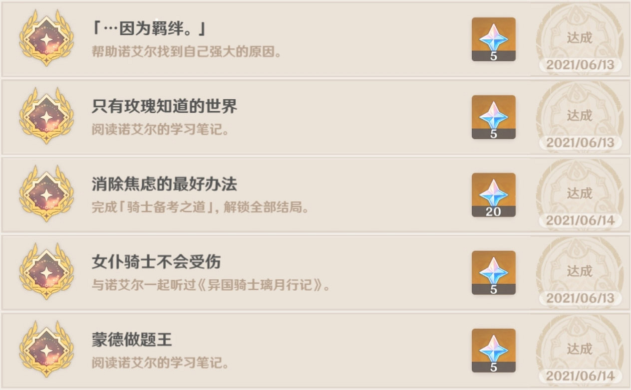 《原神》心跳的記憶成就有什麽？心跳的記憶全成就一覽