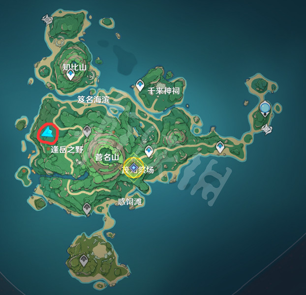 《原神》棲木位置在哪?鶴觀島棲木位置介紹 《原神》棲木位置在哪?鶴觀島棲木位置介紹