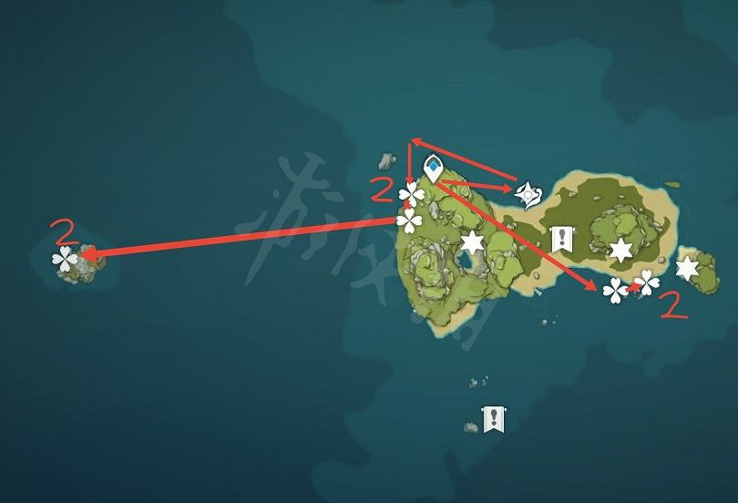 《原神》海靈芝在哪採？海靈芝速採路線分享