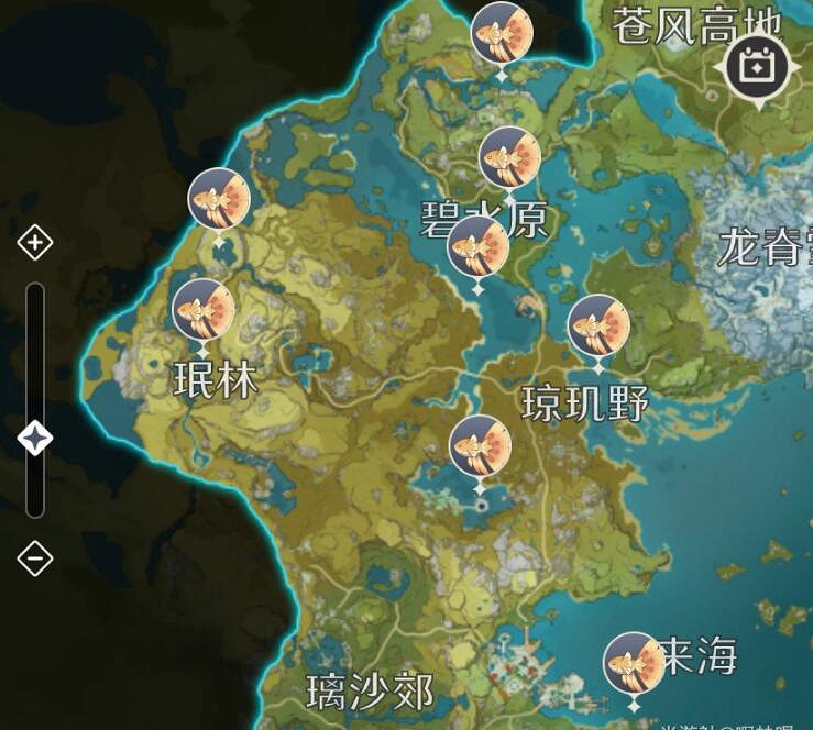 《原神》花鱂用什麽魚餌釣？甜甜花鱂及花鱂位置分布一覽