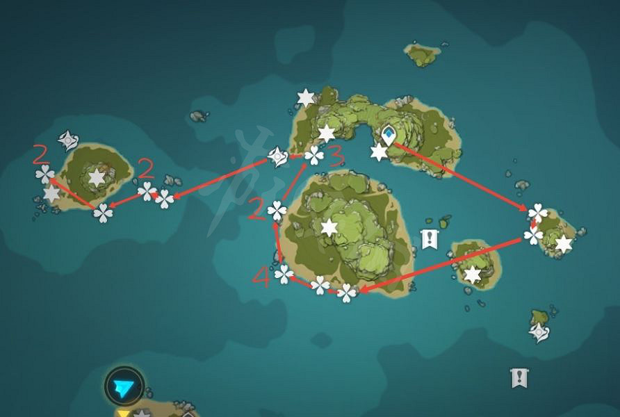 《原神》海靈芝在哪採？海靈芝速採路線分享