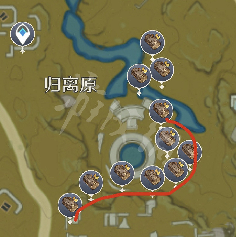 《原神》木頭在哪砍？木材砍伐路線推薦