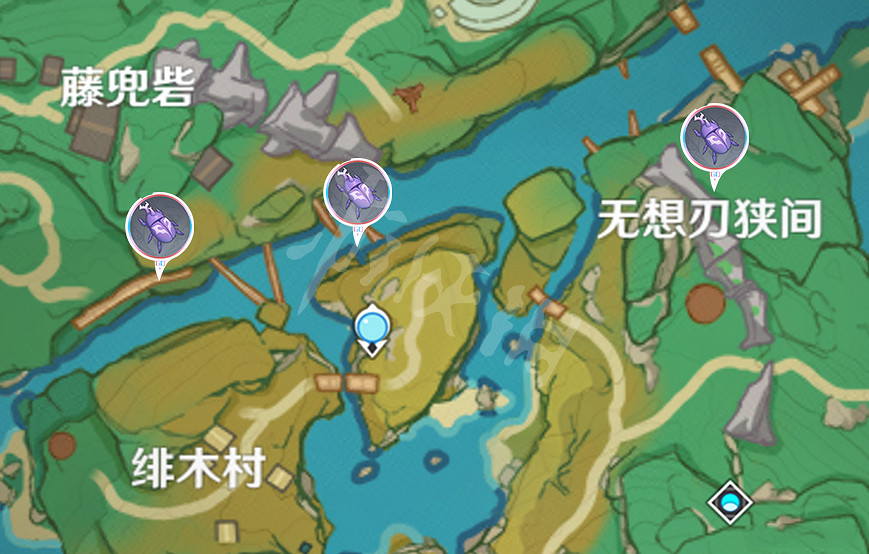 《原神》鬼兜蟲在哪抓？鬼兜蟲採集位置分享