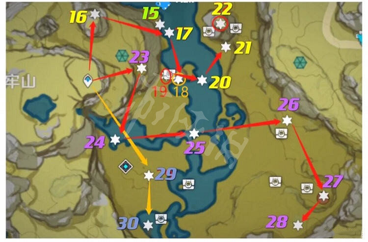 《原神》逐月符有多少個?磐岩之路逐月符位置介紹 《原神》逐月符有多少個?磐岩之路逐月符位置介紹