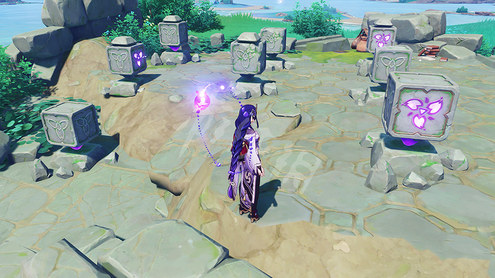 《原神》海祗島九宮格解謎第三個怎麽玩？海祗島九宮格寶箱第三天玩法