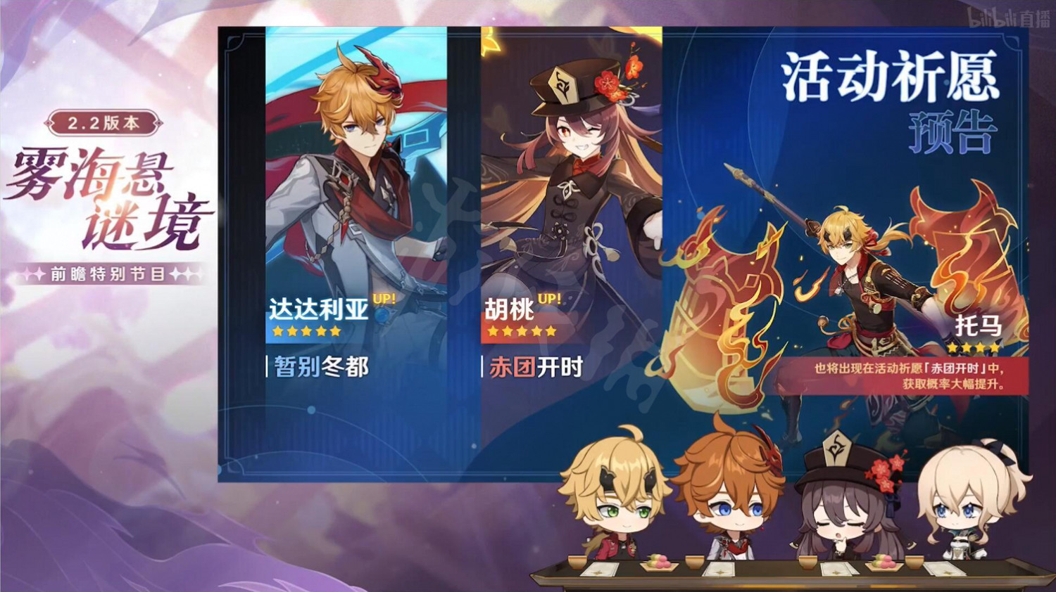 《原神》2.2up池有哪些角色？2.2復刻角色一覽