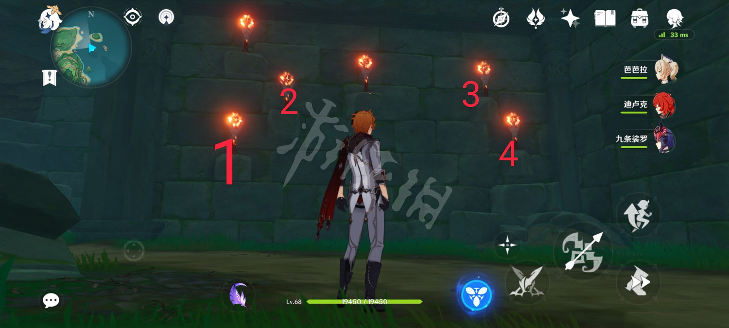 《原神》棲木火把解謎怎麽玩?知比山火把解密玩法一覽 《原神》棲木火把解謎怎麽玩?知比山火把解密玩法一覽