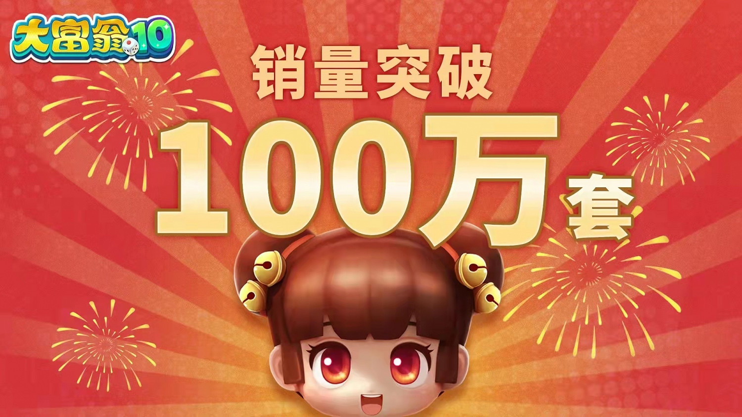 《大富翁10》全平台銷量突破100萬套 《大富翁10》全平台銷量突破100萬套