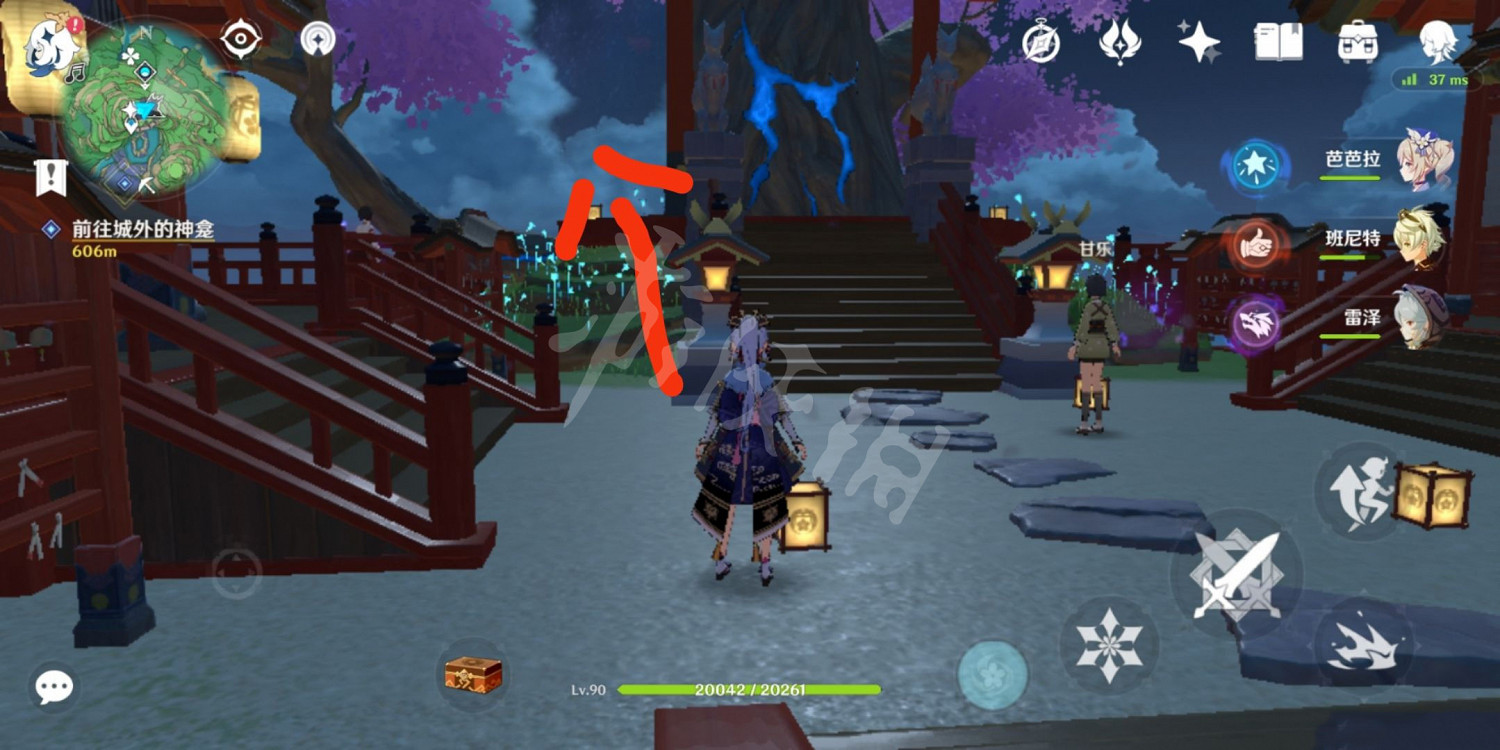 《原神》鳴神大社神櫻雷神瞳怎麽拿？鳴神大社神櫻雷神瞳拿法一覽