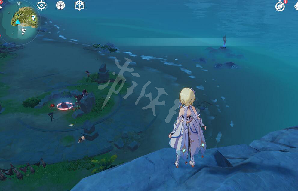 《原神》金蘋果群島傳送錨點怎麽上去？金蘋果群島傳送點路徑分享