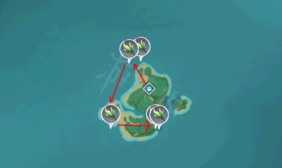 《原神》海草哪裡多？全282個海草採集路線分享