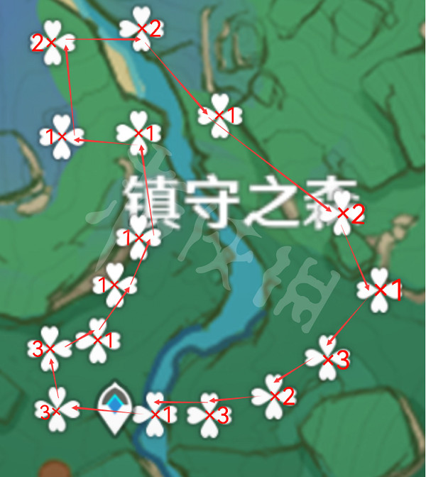 《原神》孔雀木哪裡最多？孔雀木採集路線推薦