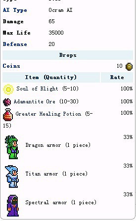 《泰拉瑞亞》主機版部分怪物圖文介紹