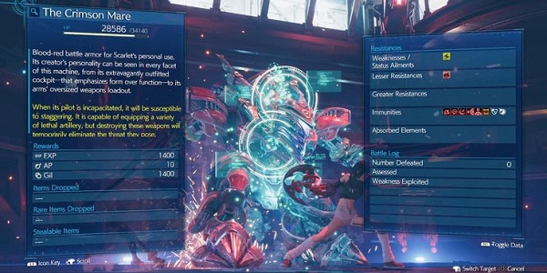 《最終幻想(太空戰士)7重製版》史卡蕾特&amp;緋紅夢魘怎麽打？史卡蕾特&amp;緋紅夢魘打法分享