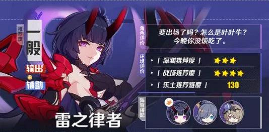 《崩壞3》v5.4角色推薦榜 5.4版本角色強度排名一覽