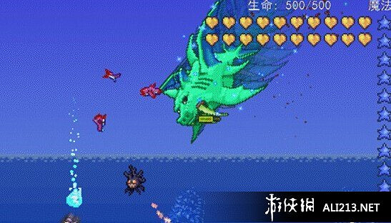 《泰拉瑞亞》豬鯊掉落物及打法說明