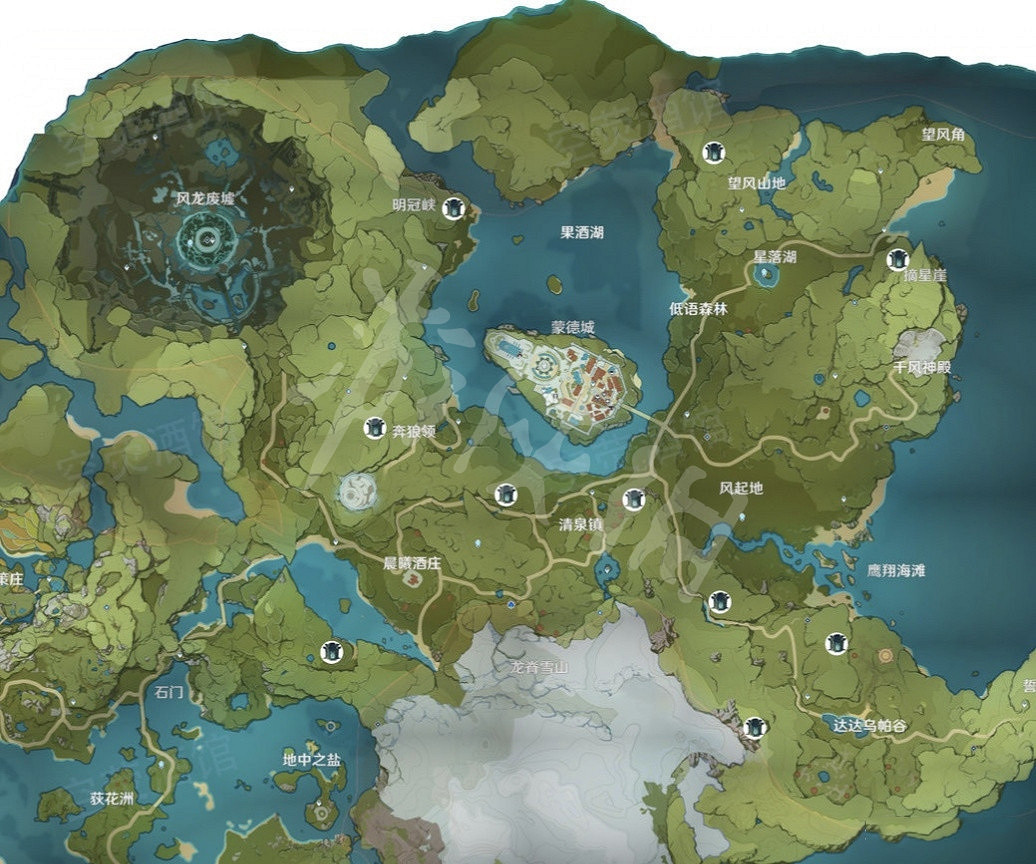 《原神》蒙德地靈龕位置介紹 蒙德地靈龕在哪