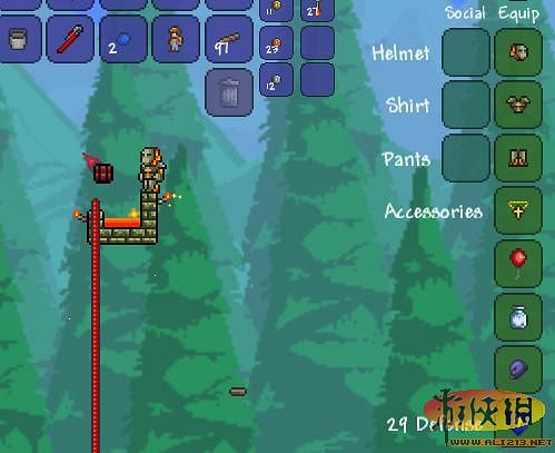 《泰拉瑞亞》TNT秒殺Boss的方法